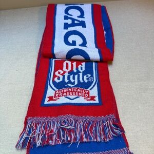 Vintage Chicago Cubs Old Style Advertising Scarf